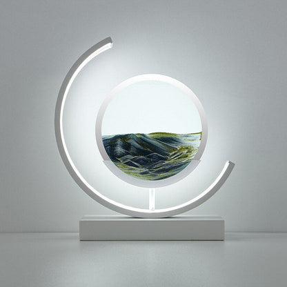 Sandlight | Lampe de Table Sable Mouvant | Design Unique et Apaisant