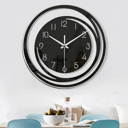 WarmTime – Horloge Murale Design Scandinave en Acrylique Silencieuse et Moderne