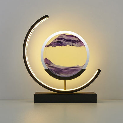 Sandlight | Lampe de Table Sable Mouvant | Design Unique et Apaisant