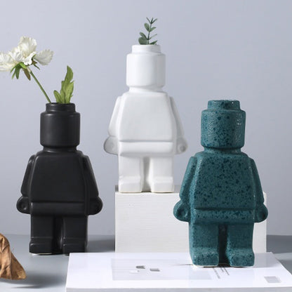 Vase Robot – Un Pot Original pour une Décoration Ludique et Futuriste