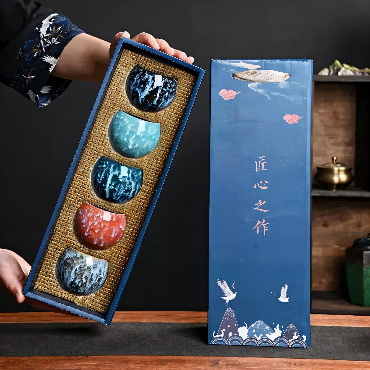 Ensemble Cadeau Tasse à Café / Thé Elemental