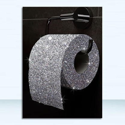 Tableau Déco Toilettes "Oui, c’est une peinture" – Humour et Style pour Vos Murs
