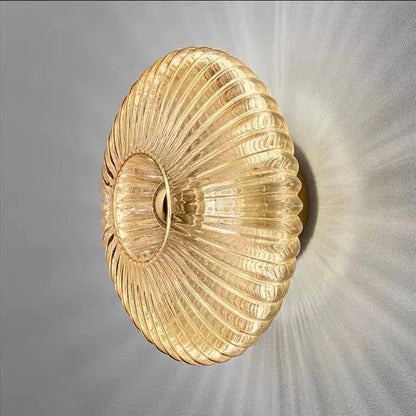 Applique Murale Verre Trempé, Design Rond, Ø25–35cm
