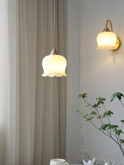 Suspension & Applique Murale Florale, Style Néo-Classique