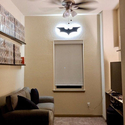 Applique murale LED Batman moderne avec télécommande sans fil