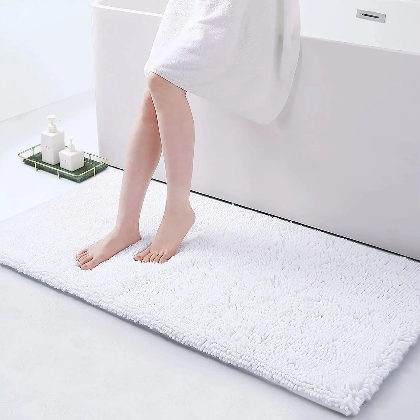 Tapis de Bain Épais Antidérapant – Confort et Sécurité pour Votre Salle de Bain