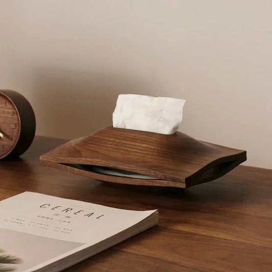 Anders – Boîte à Mouchoirs en Bois Minimaliste