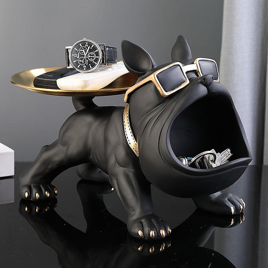 Panier de Rangement et Plateau Bodybuilder Bulldog | Design Original et Pratique