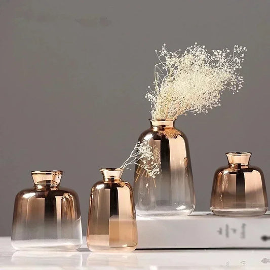 Vase Dégradé en Verre – Élégance Lumineuse pour Sublimer Votre Intérieur