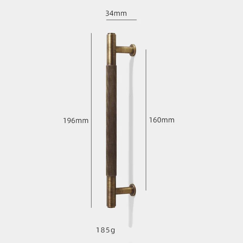 Poignée de Meuble Laiton Antique, Finition Bronze