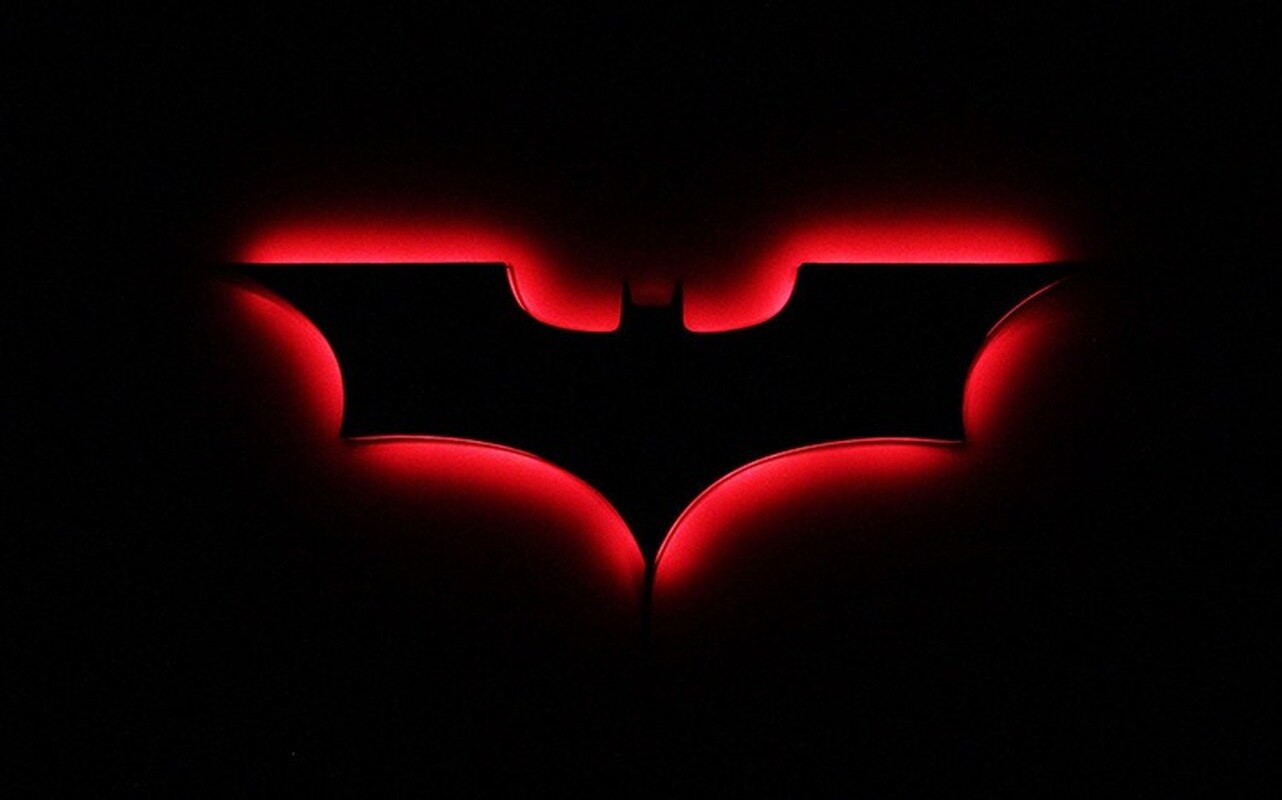 Applique murale LED Batman moderne avec télécommande sans fil