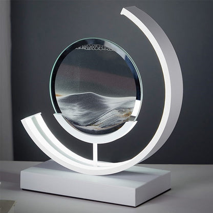 Sandlight | Lampe de Table Sable Mouvant | Design Unique et Apaisant