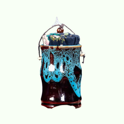 Boîte à Thé en Céramique Émaillée – Pot de Rangement Hermétique pour Thé, Bonbons, Grains ou Épices