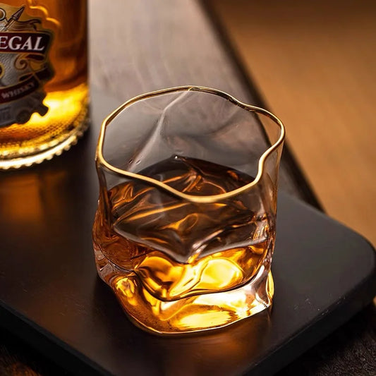 Verre à Whisky Texturé 300ml, Design Élégant