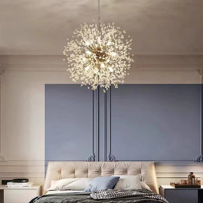 Suspension Boule de Feu en Cristal – Un Éclat Moderne pour Sublimer Votre Intérieur