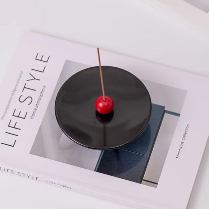 Support à Encens en Bois avec Boules Colorées – Élégance Sensorielle et Design Moderne