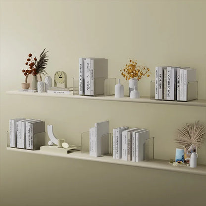 Range-Livres Transparent Design – Support de Rangement PET