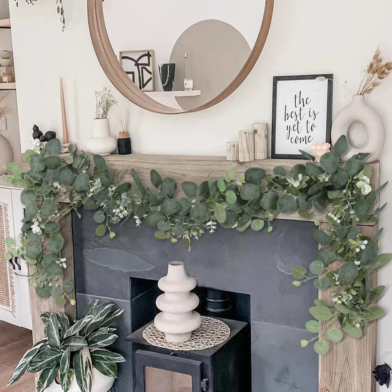 Guirlande d'Eucalyptus Artificiel - Lot de 2