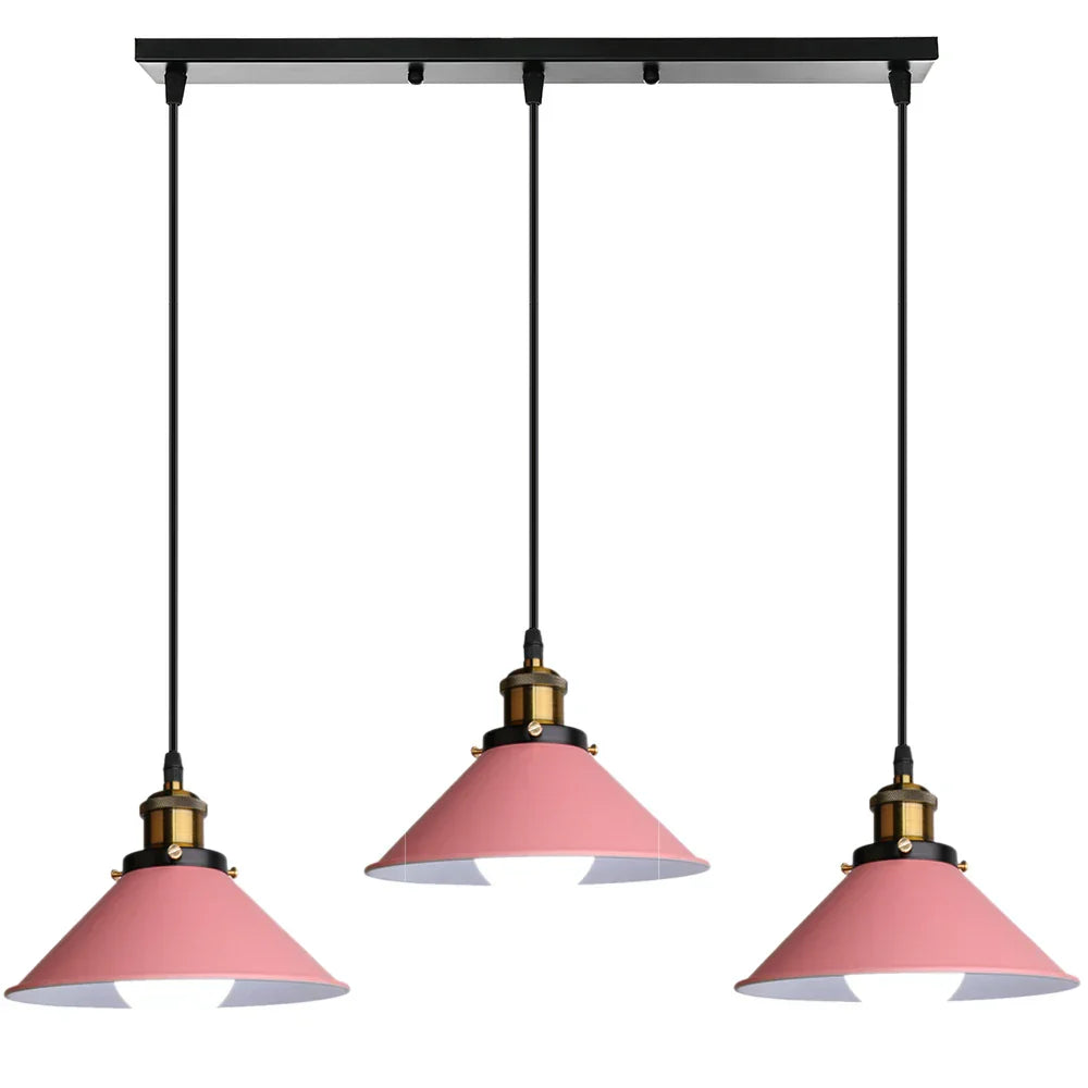 Lustre Vintage Loft | Lampe Plafonnier Industrielle à Suspension pour Éclairage Intérieur