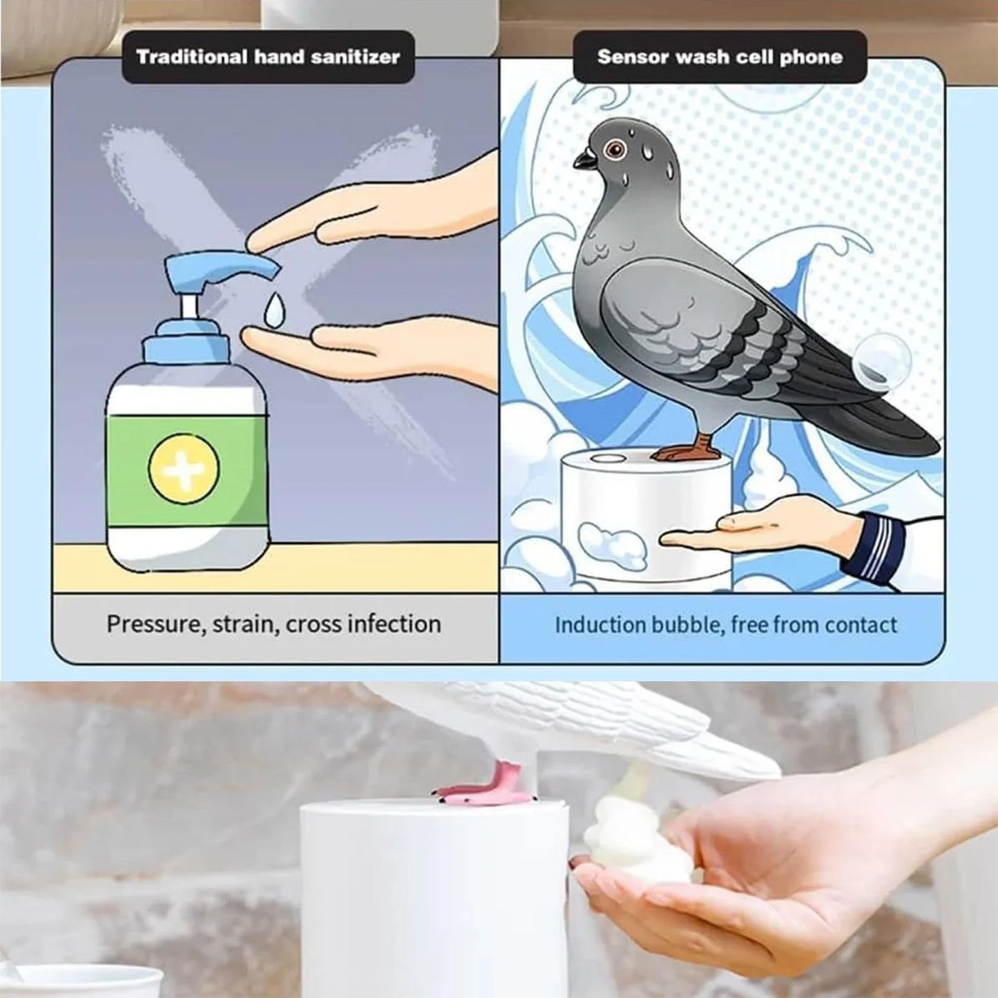 Distributeur de Savon Pigeon Original