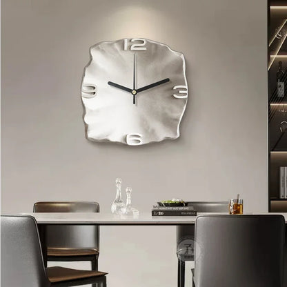 AbstractElegance – Horloge murale de luxe au design créatif en grès