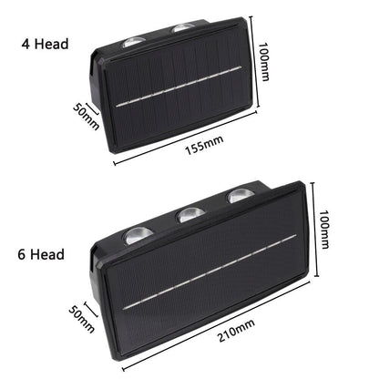 Applique murale extérieure solaire LED – étanche et sans fil