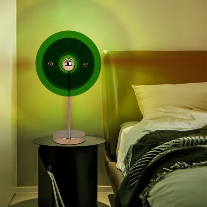 Lampe de Table Ambiance Acrylique Bauhaus – Élégance Moderne et Effet Couché de Soleil