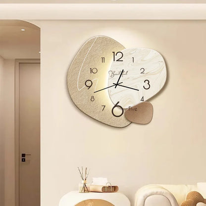 Horloge murale décorative LuxuryClock pour salon moderne