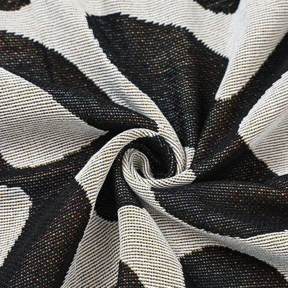 Plaid Tissé Coton Motif Matisse, 130×160cm