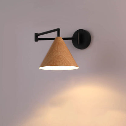 Applique Murale Scandinave Bois & Fer – Bras Articulé