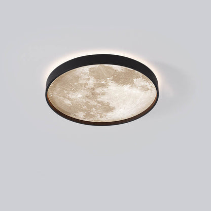 Plafonnier LED Rond Lune | Design Nordique et Créatif