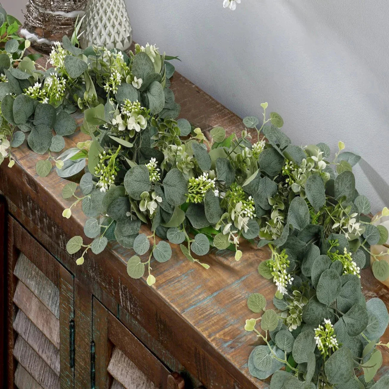 Guirlande d'Eucalyptus Artificiel - Lot de 2