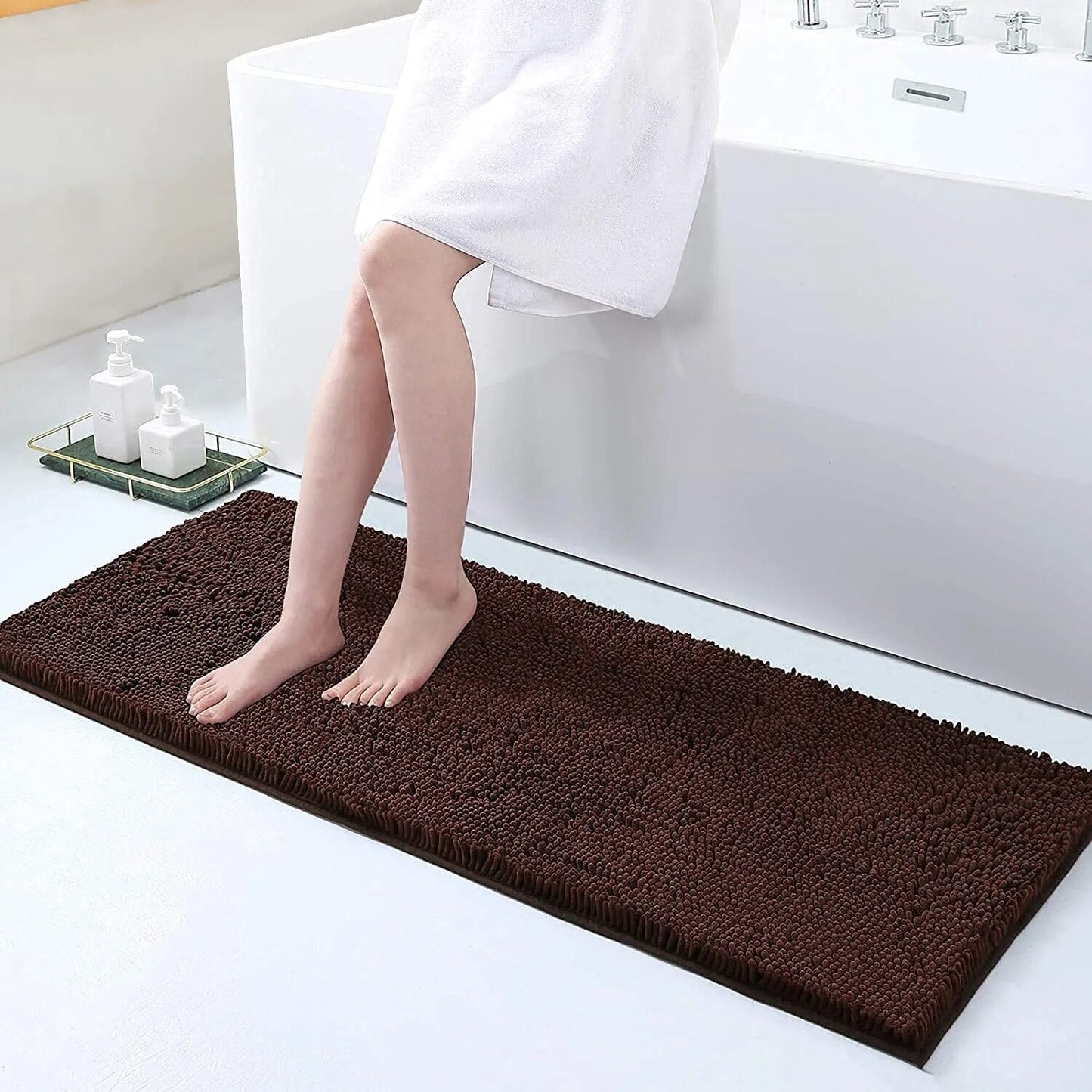 Tapis de Bain Épais Antidérapant – Confort et Sécurité pour Votre Salle de Bain