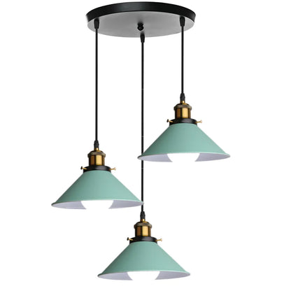 Lustre Vintage Loft | Lampe Plafonnier Industrielle à Suspension pour Éclairage Intérieur