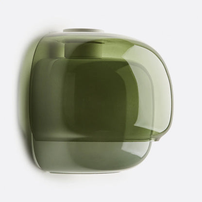 Applique Murale Moderne Verre Coloré, Design Champignon