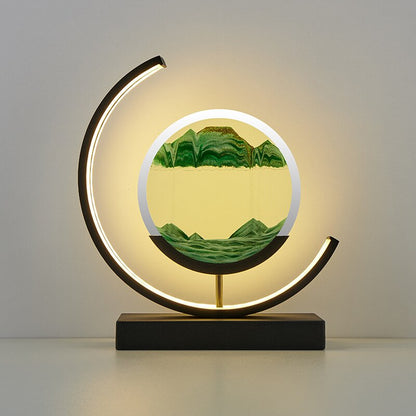Sandlight | Lampe de Table Sable Mouvant | Design Unique et Apaisant