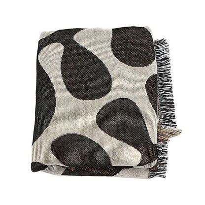 Couverture Rétro Motif Vigne – Élégance Vintage et Confort Chaleureux
