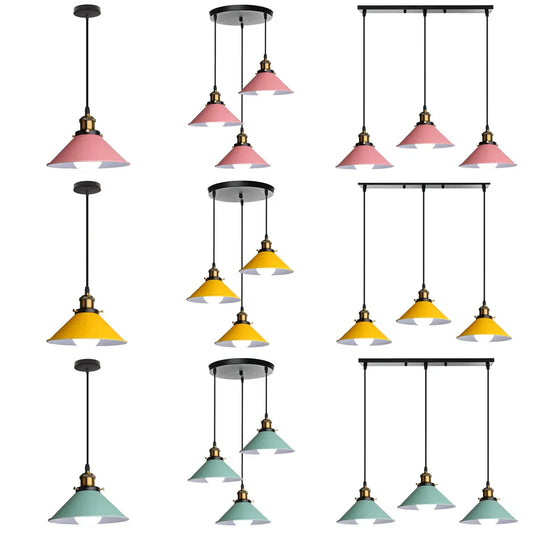 Lustre Vintage Loft | Lampe Plafonnier Industrielle à Suspension pour Éclairage Intérieur