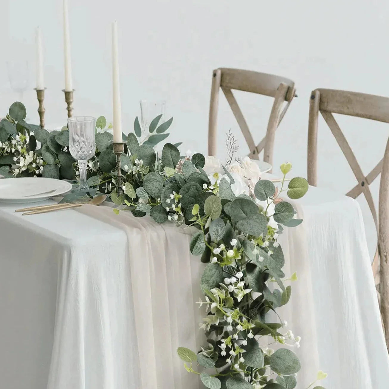 Guirlande d'Eucalyptus Artificiel - Lot de 2