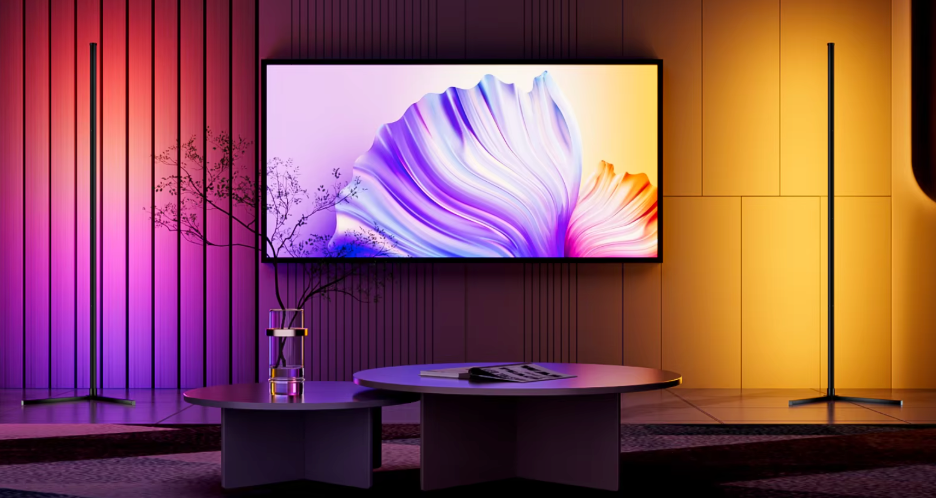 Lampadaire LED RGB Connecté, 16M Couleurs, App & Télécommande