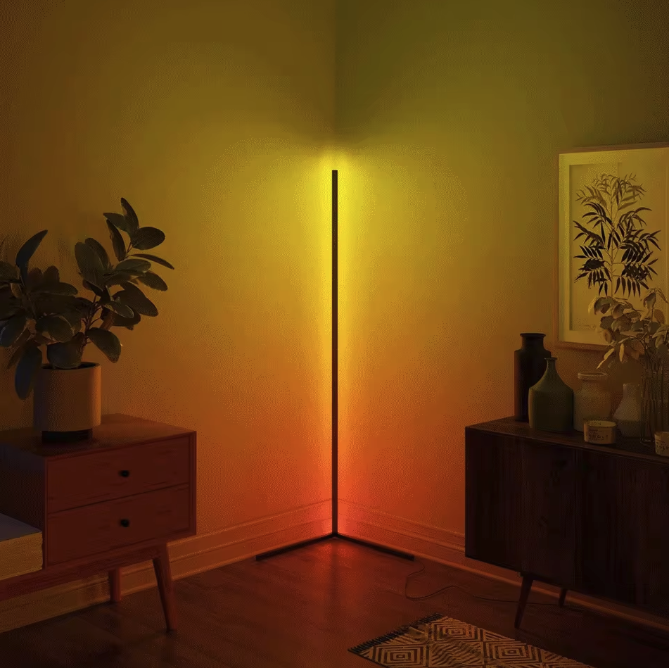 Lampadaire LED RGB Connecté, 16M Couleurs, App & Télécommande