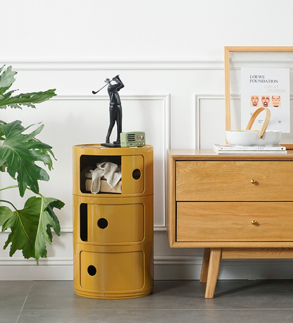 Meuble Componibili 3 Tiroirs Rond Design Kartell ABS