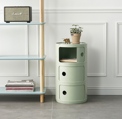 Meuble Componibili 3 Tiroirs Rond Design Kartell ABS