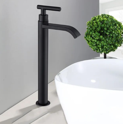 MatteBlack – Robinetterie Noire Mate pour Vasque à Eau Froide