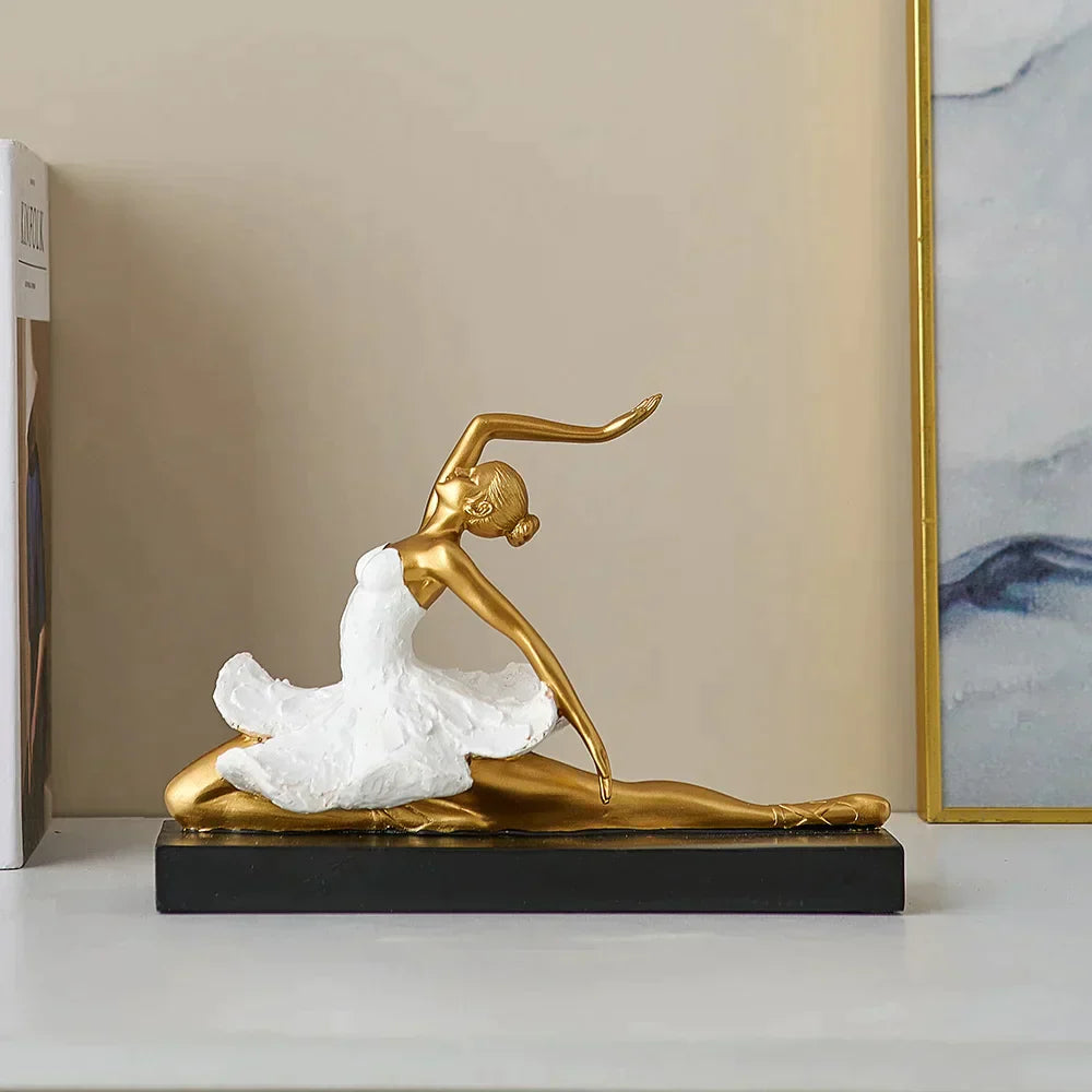 Statuette Danseuse Ballet Déco Moderne Luxe Nordique