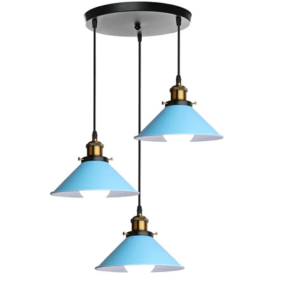 Lustre Vintage Loft | Lampe Plafonnier Industrielle à Suspension pour Éclairage Intérieur