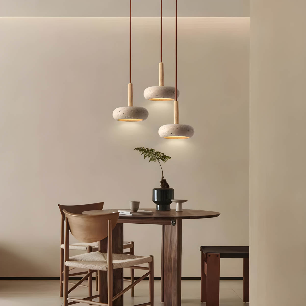 Suspension Luminaire en Pierre Naturelle OSHO