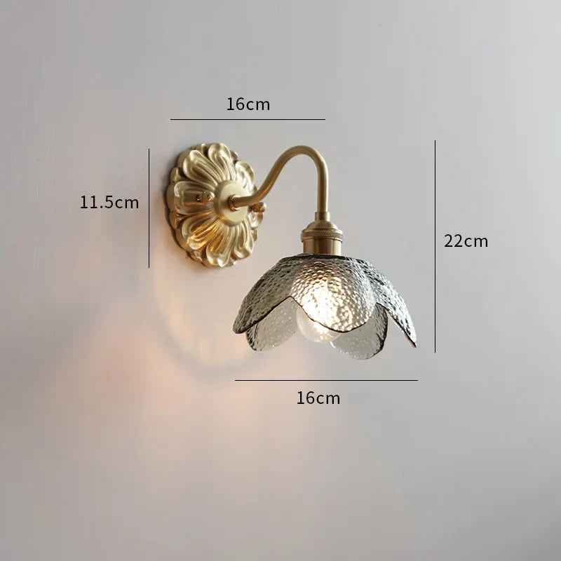 Applique Murale LED en Céramique | Lampe Murale Moderne Nordic en Cuivre
