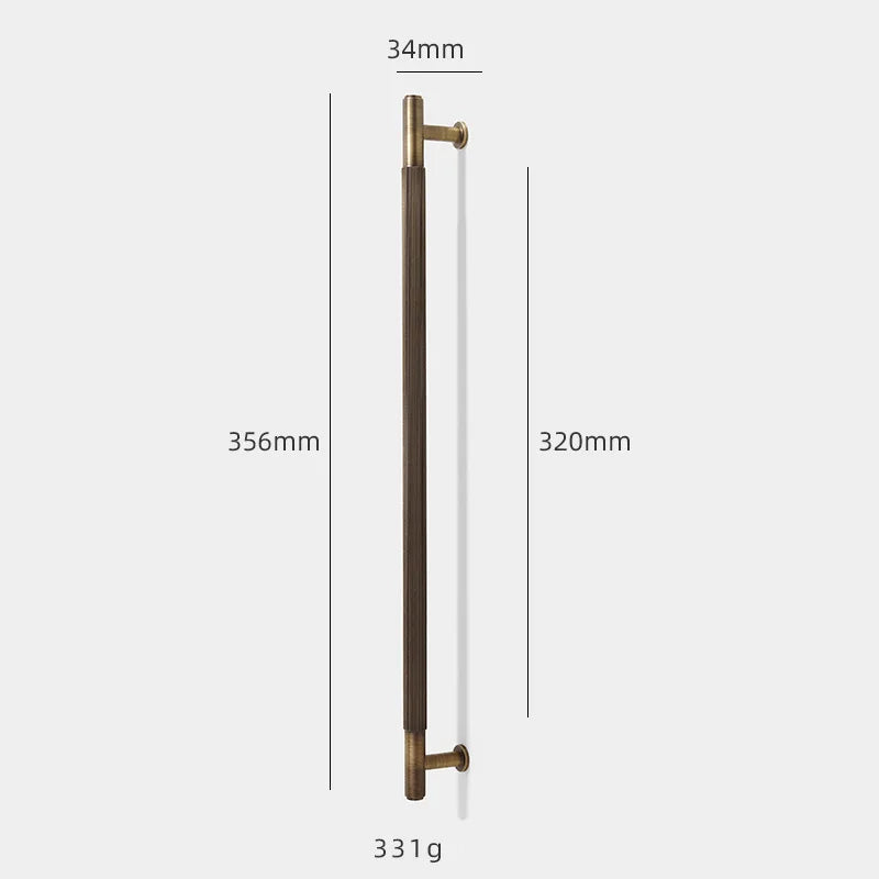 Poignée de Meuble Laiton Antique, Finition Bronze