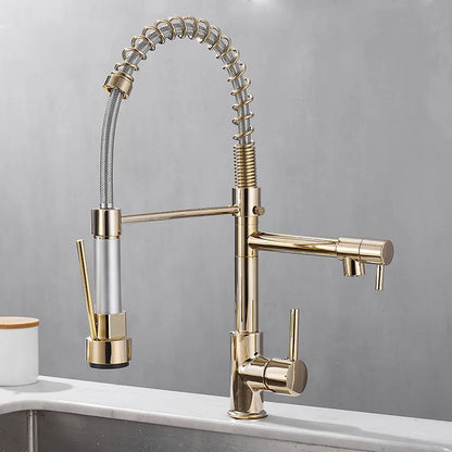 Robinet de Cuisine Design avec Double Bec – DualFlow Luxe